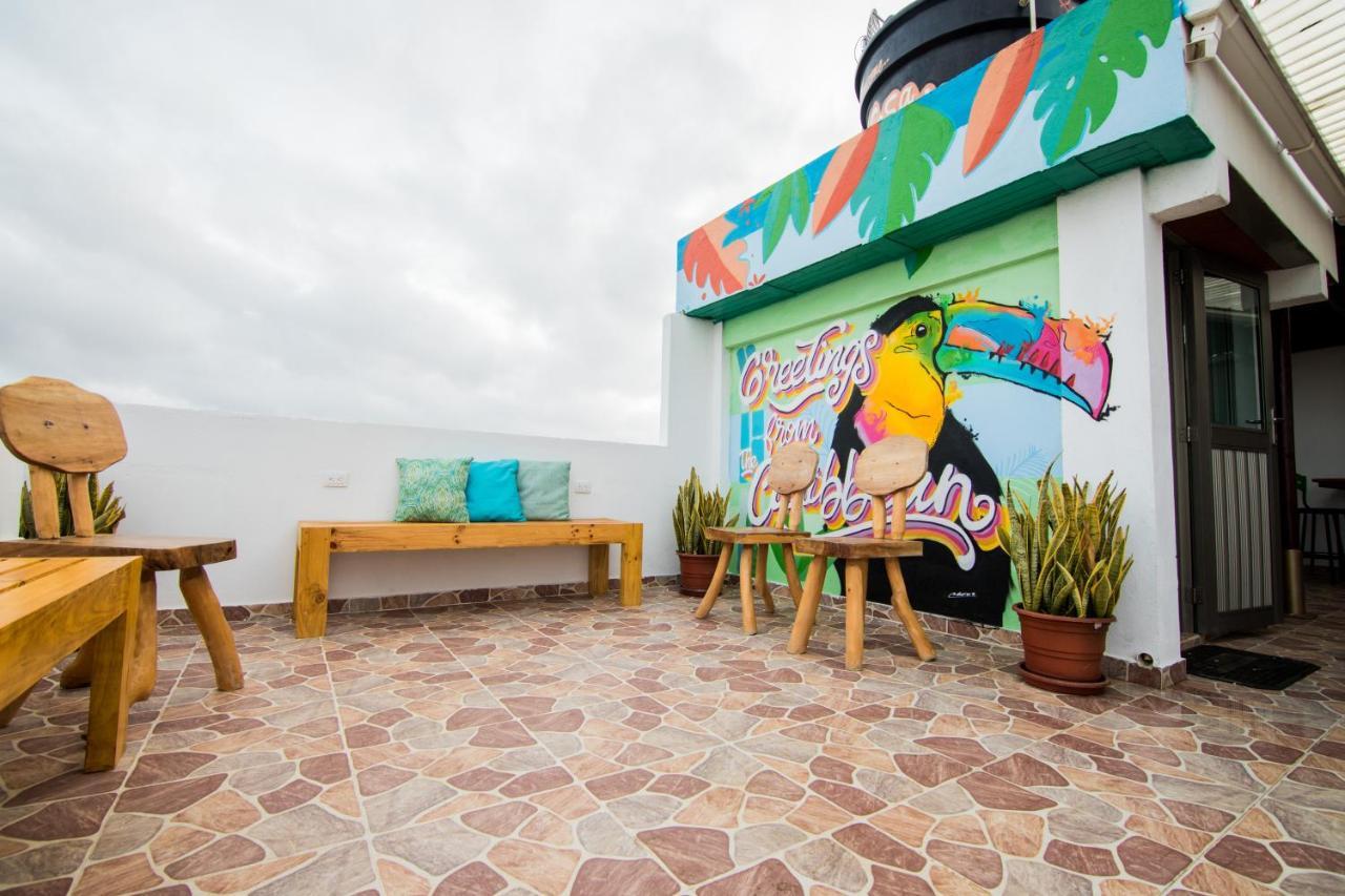 Makena La Boquilla Beach Hostel Cartagena Ngoại thất bức ảnh